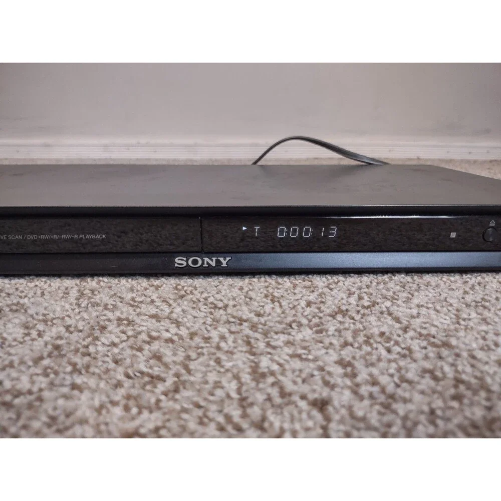 Sony DVP-NS57P CD/DVD Player Black w/ Power Cord No Remote TESTED